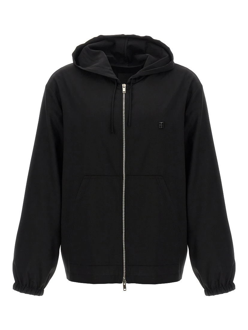 Black Virgin Wool Sweatshirt