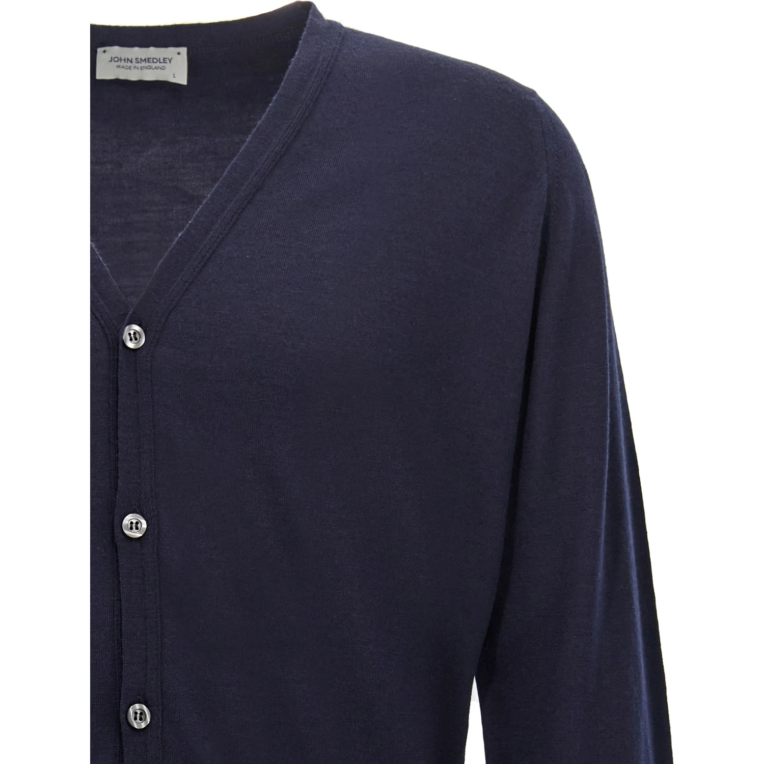 Blue Wool Cardigan