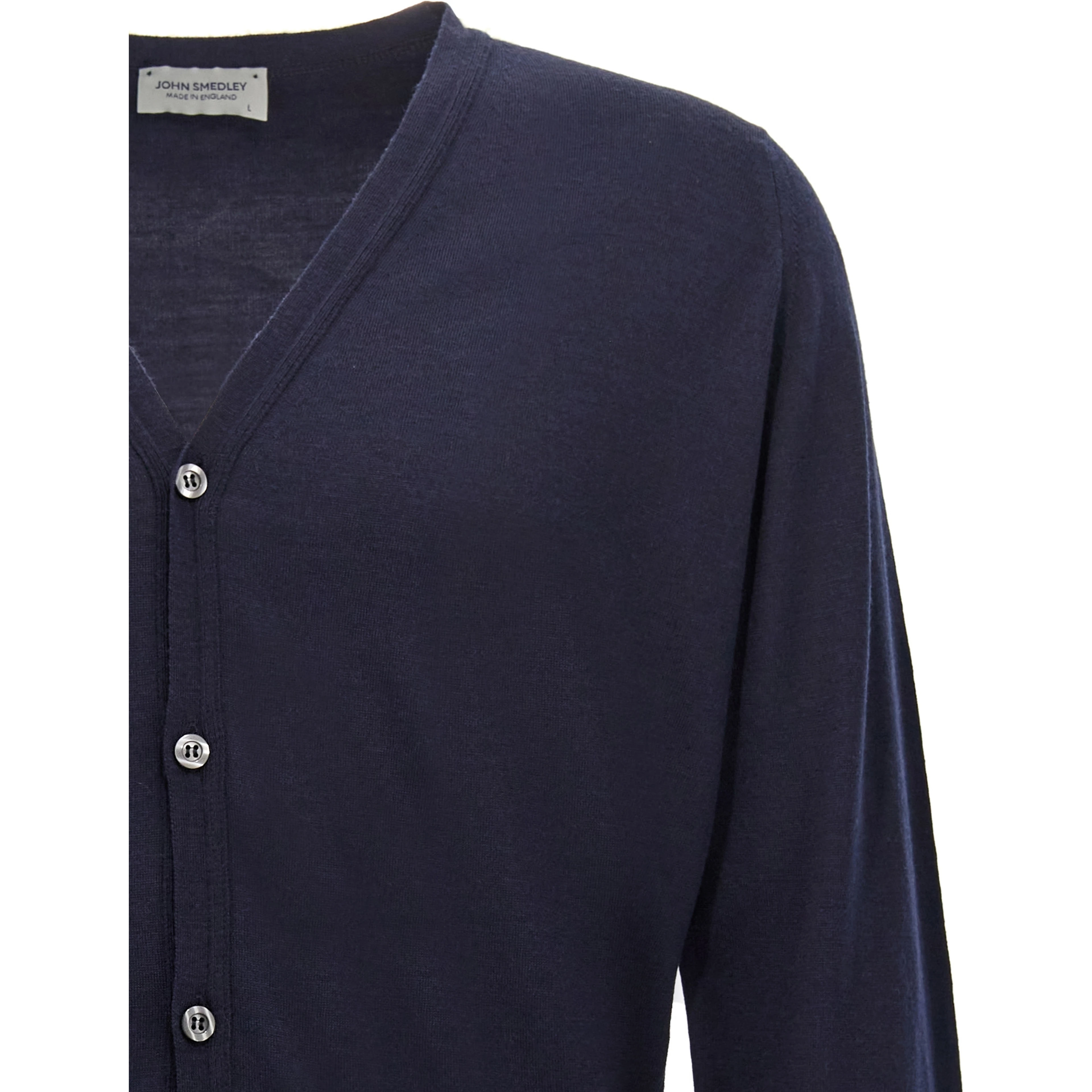 Blue Wool Cardigan