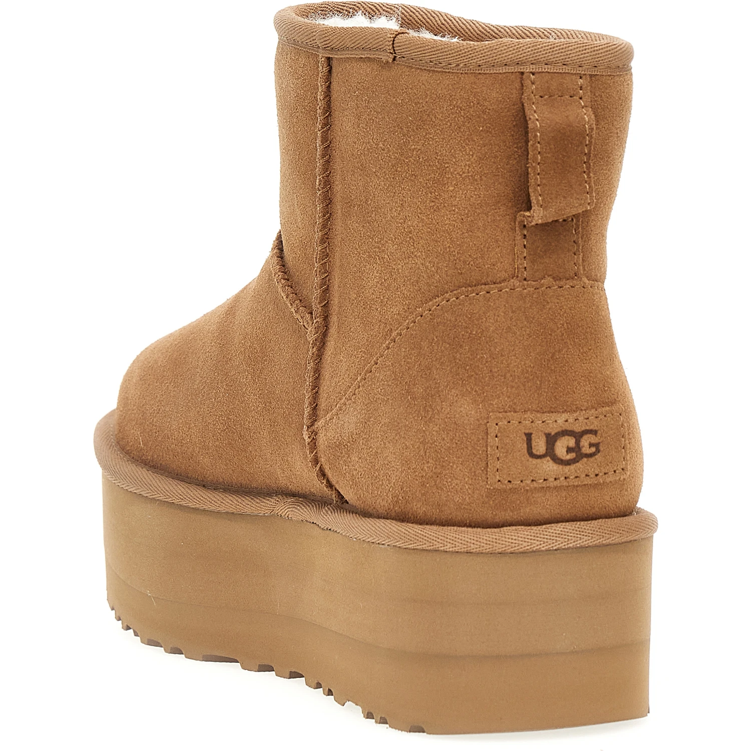 Brown Cowhide Ankle Boots