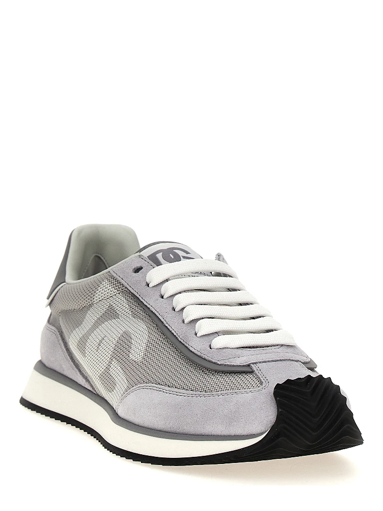 Gray Calfskin Athletic Sneakers alternative