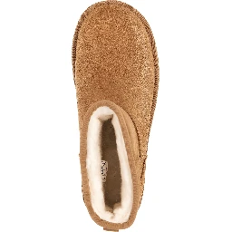 Brown Cowhide Ankle Boots
