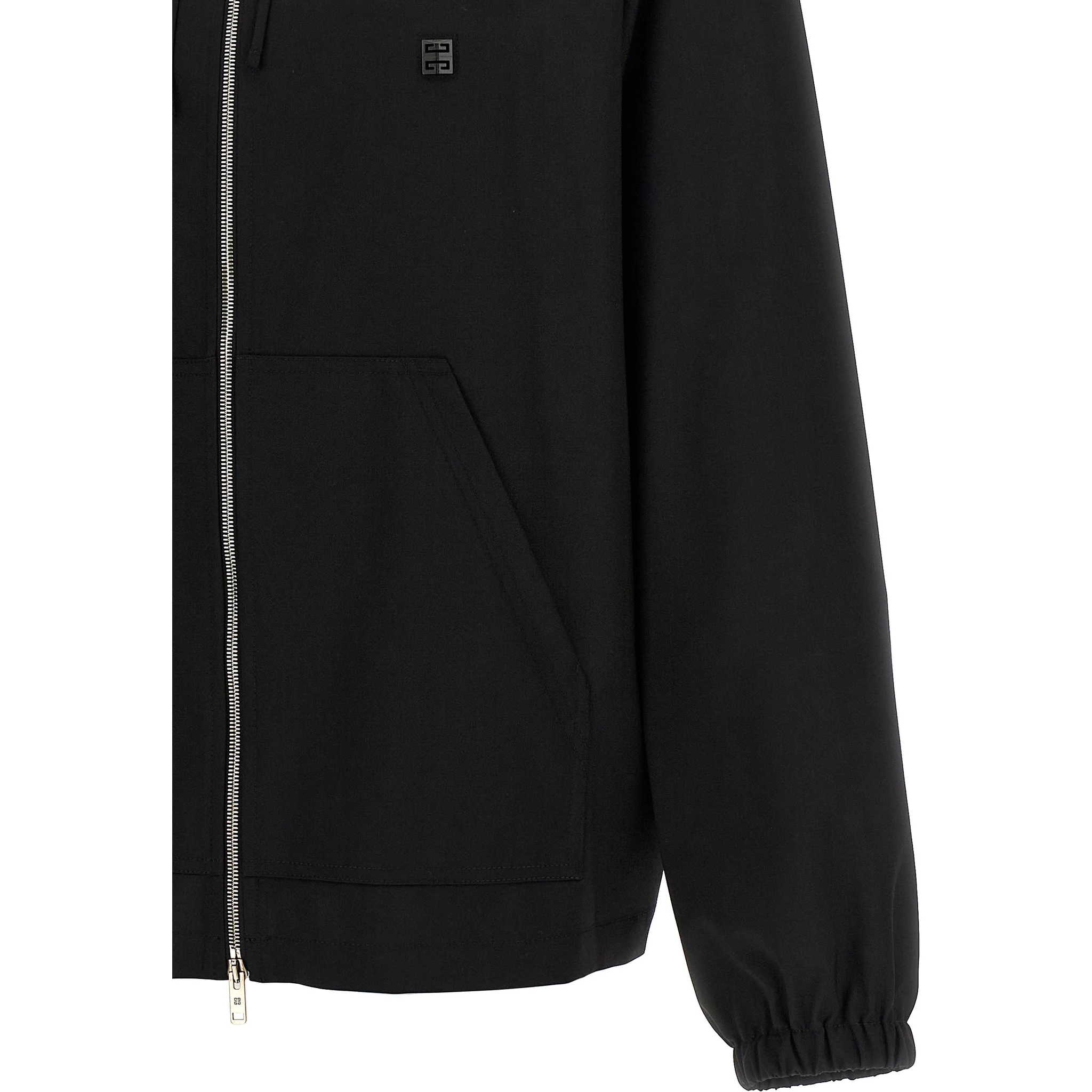 Black Virgin Wool Sweatshirt