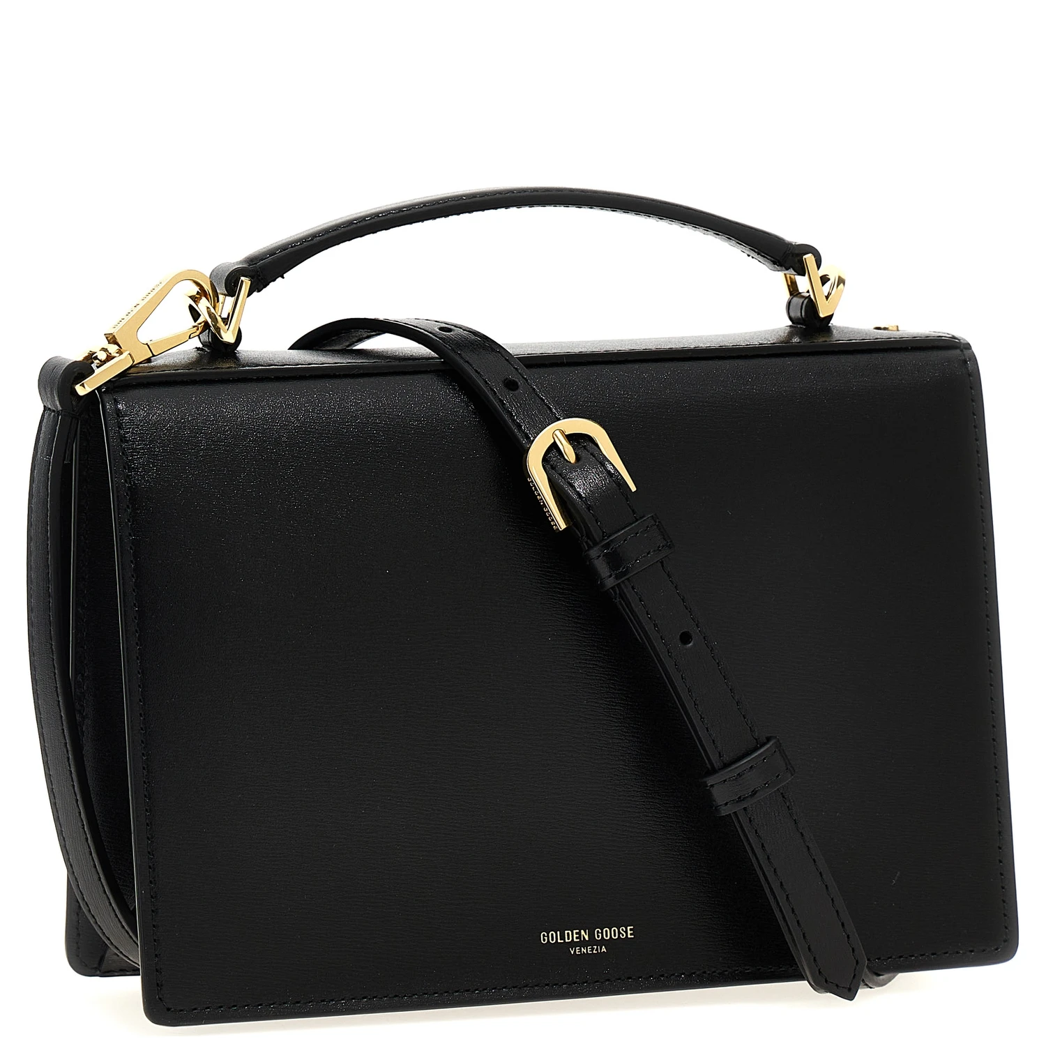 Black Cowhide Handbag