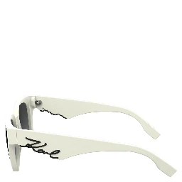 White Acetate Sunglasses