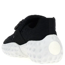 Bicolor Polyethylene Athletic Sneakers