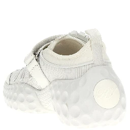 White Polyamide Athletic Sneakers