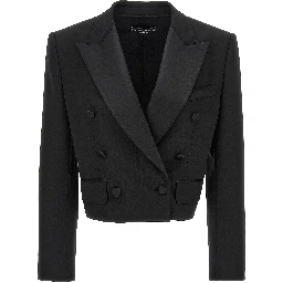 Black Virgin Wool Blazer