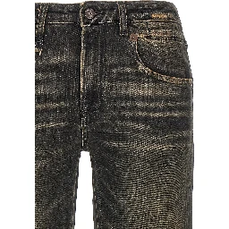 Black Cotton Boyfriend Jeans