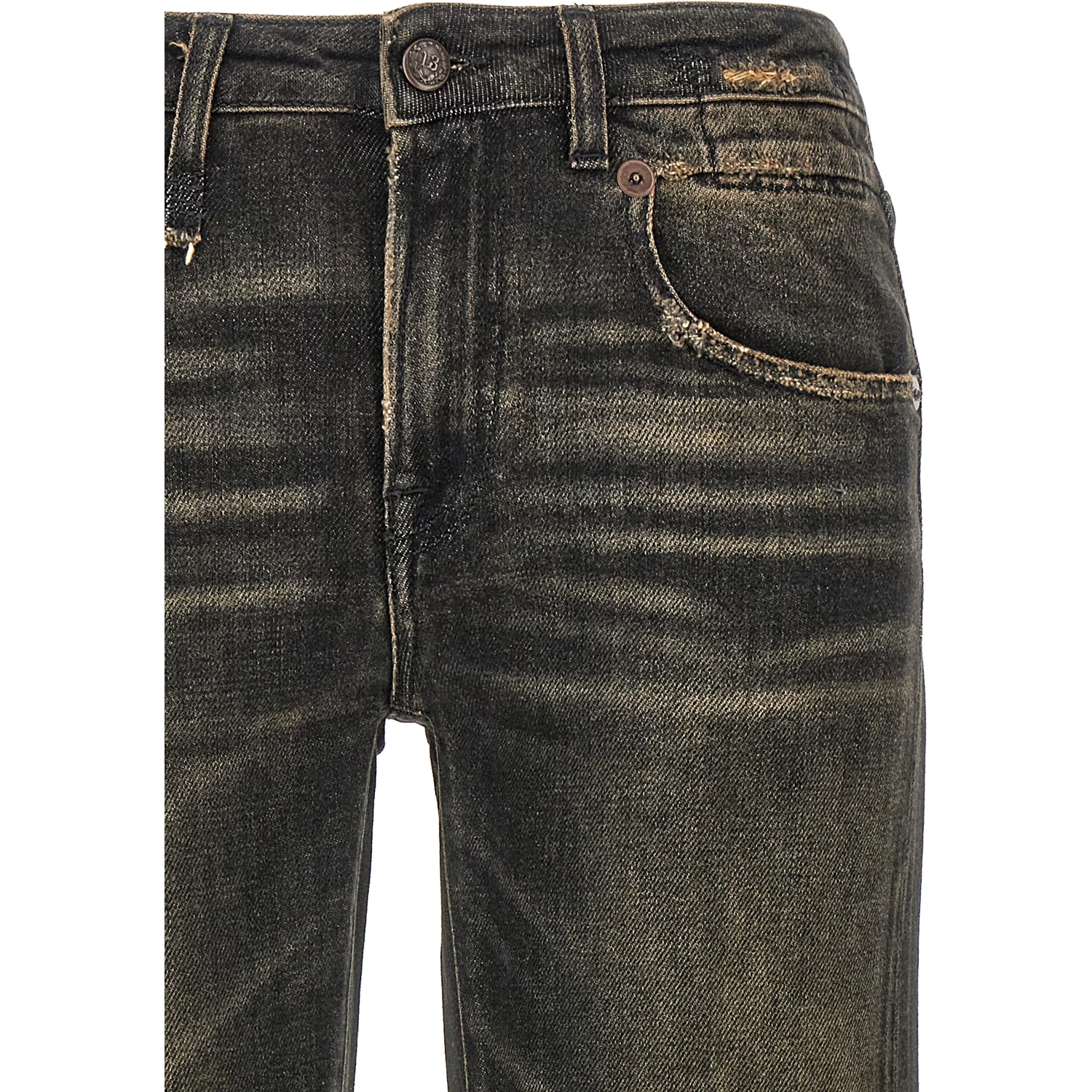 Black Cotton Boyfriend Jeans