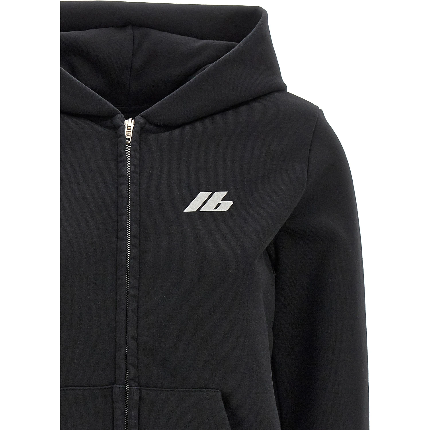 Black Cotton Sweatshirt