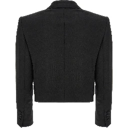 Black Virgin Wool Blazer