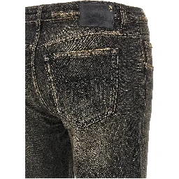 Black Cotton Boyfriend Jeans