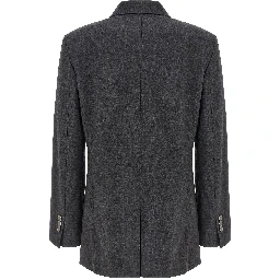 Gray Wool Blazer