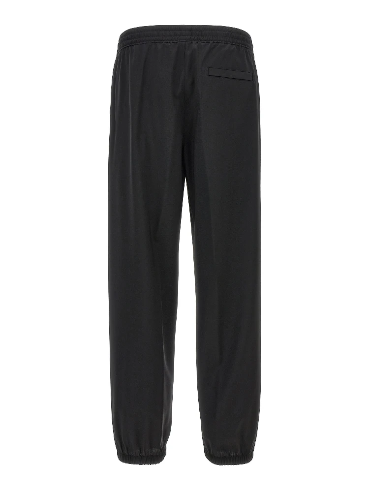 Black Virgin Wool Casual Pants alternative