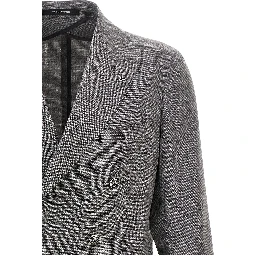 Gray Virgin Wool Blazer