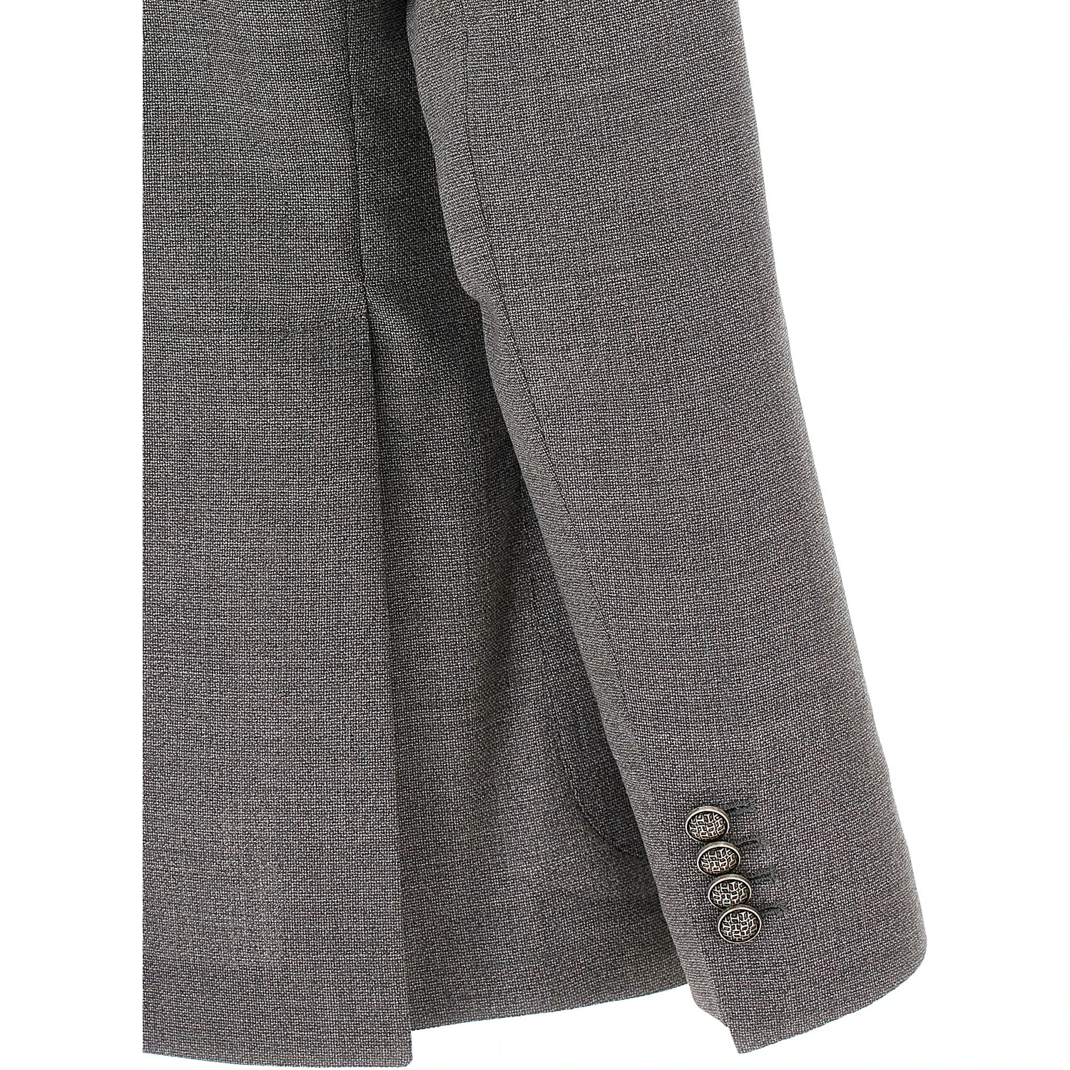 Gray Virgin Wool Blazer