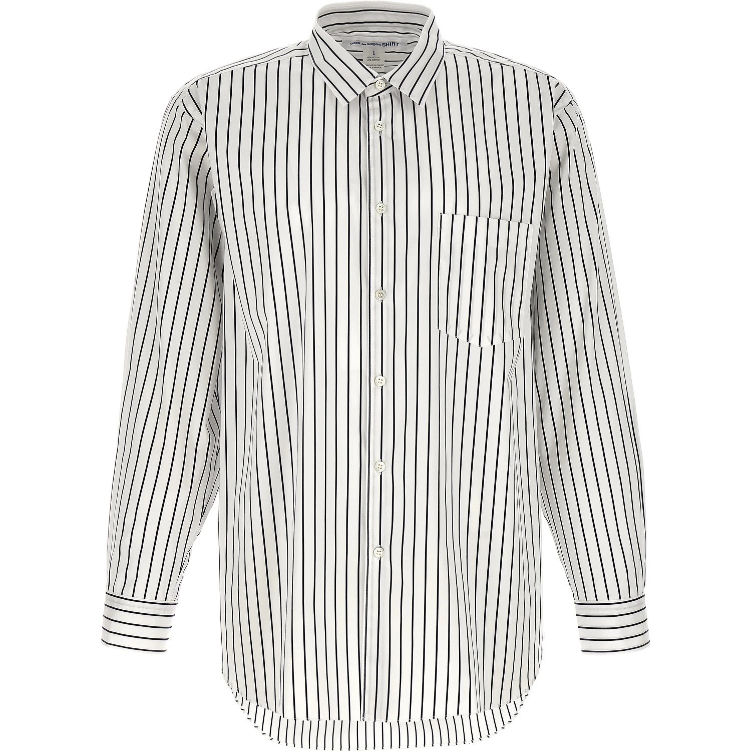 Bicolor Cotton Blouse