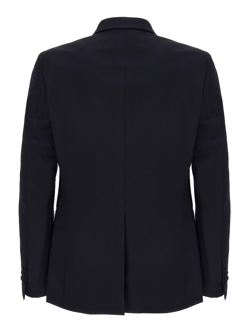 Blue Virgin Wool Blazer