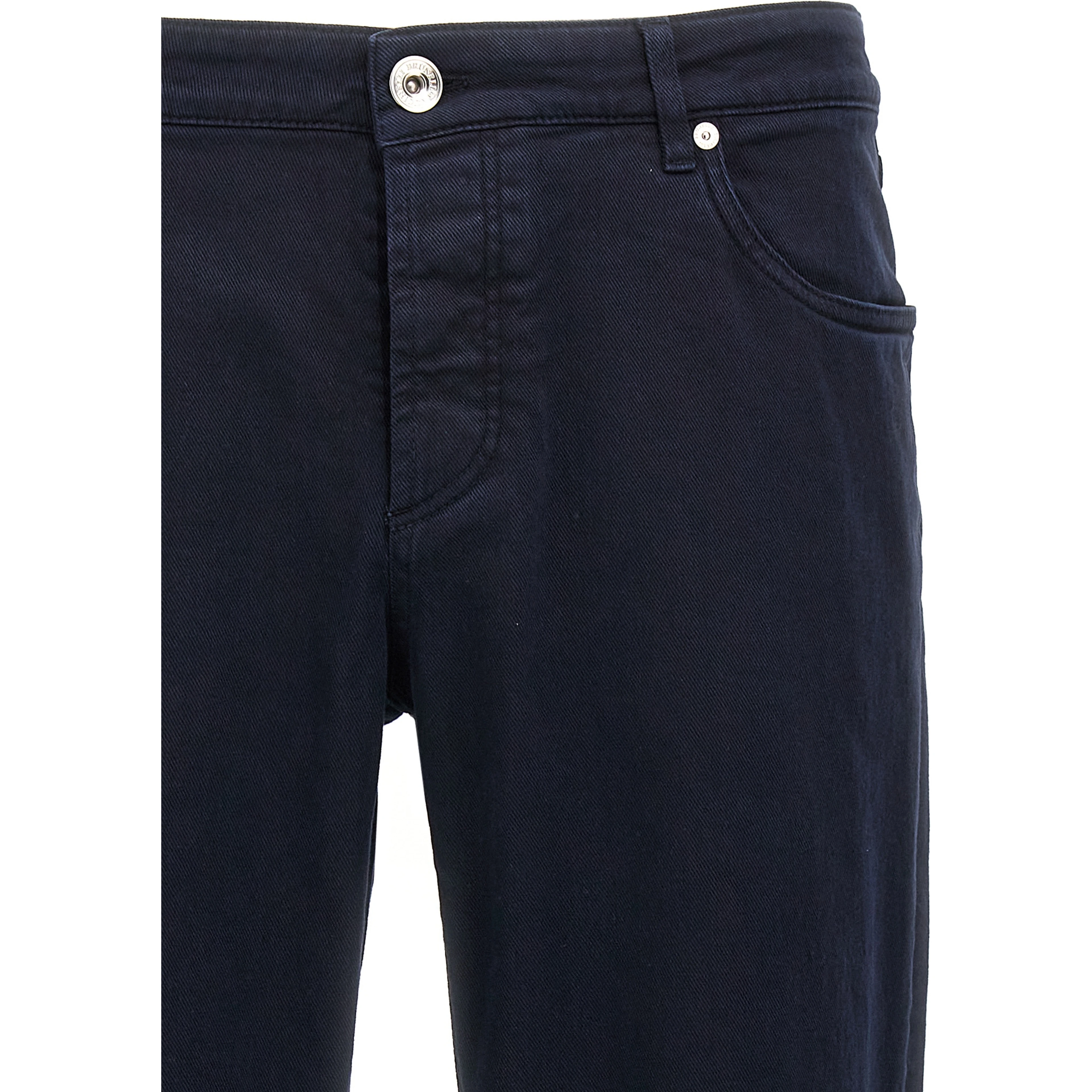 Blue Cotton Jeans Denim