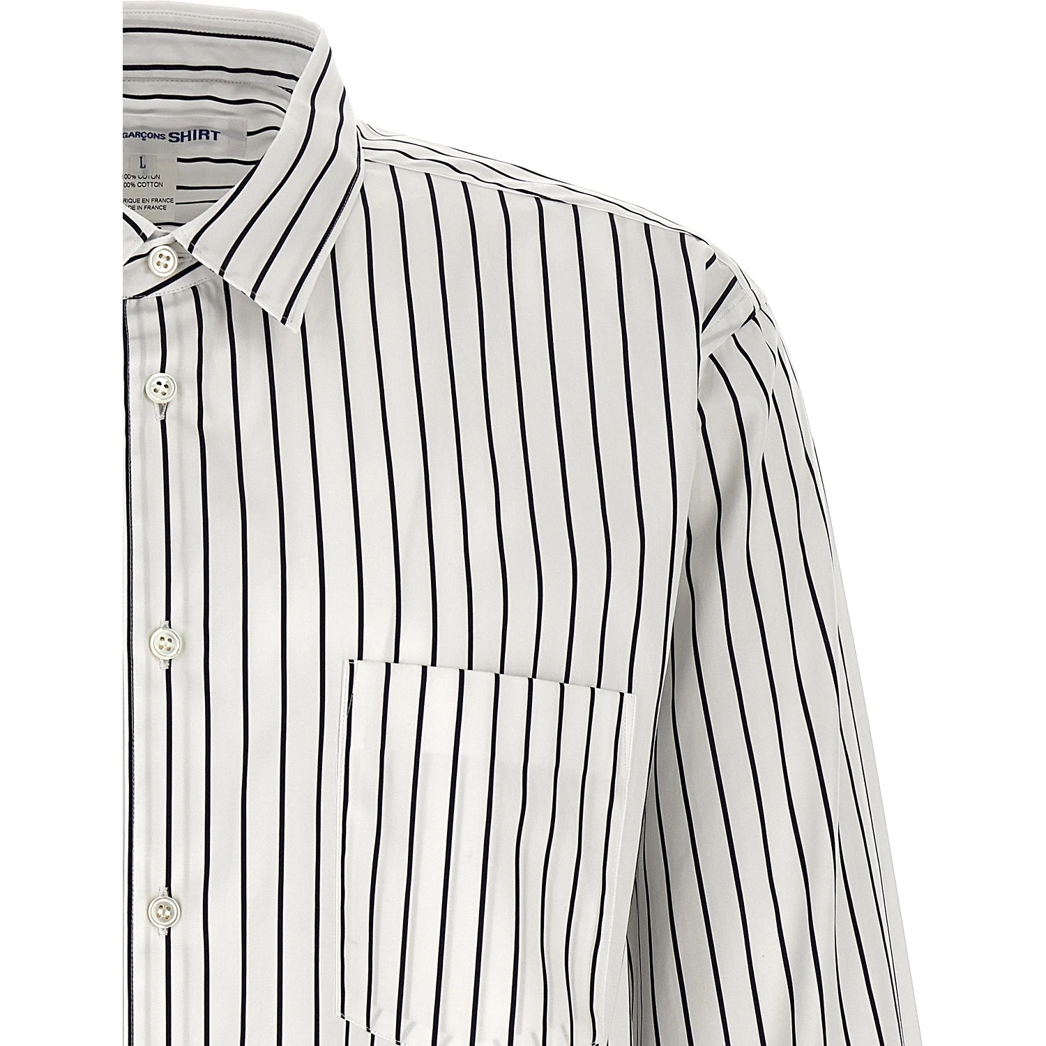 Bicolor Cotton Blouse