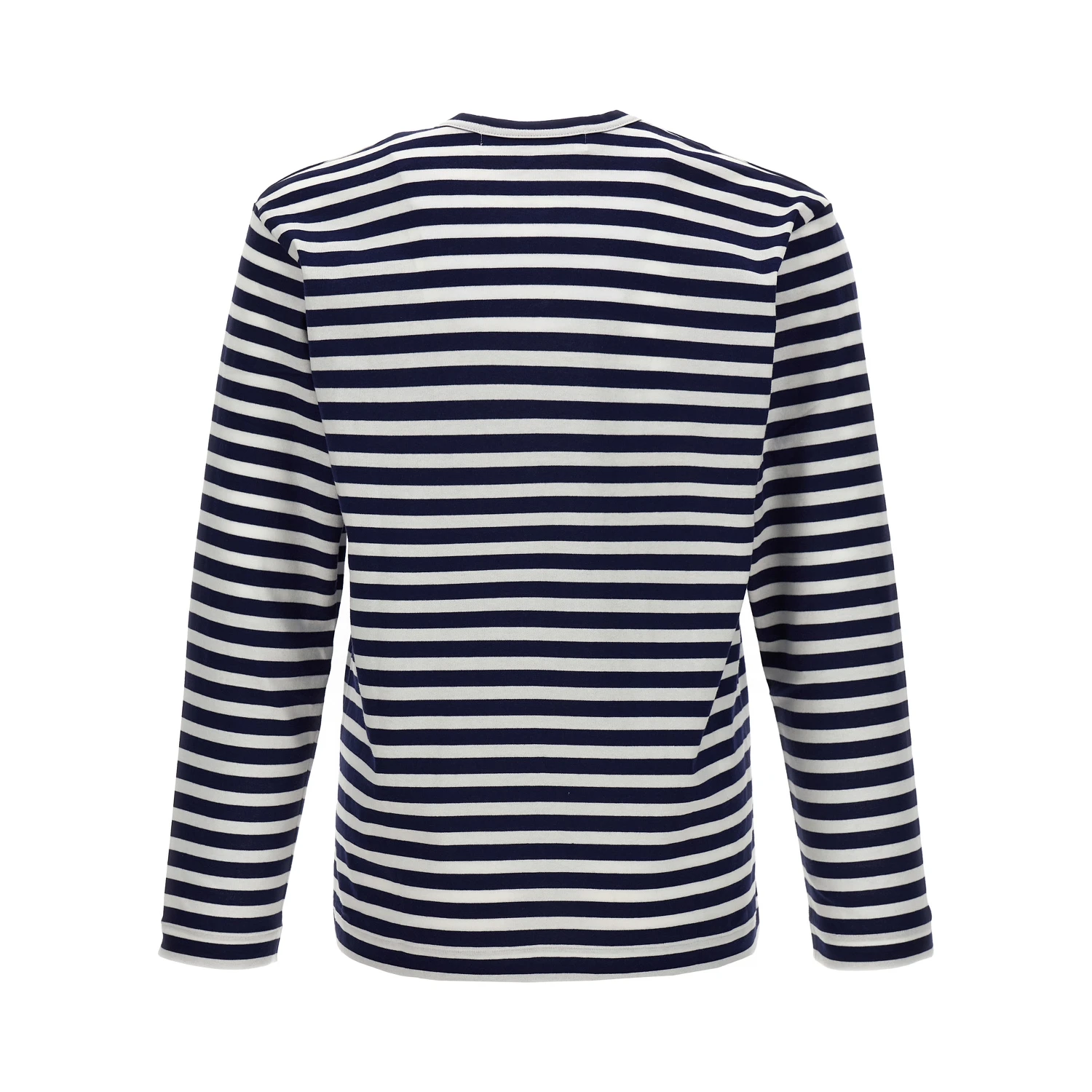 Blue Cotton Long Sleeve T-Shirt