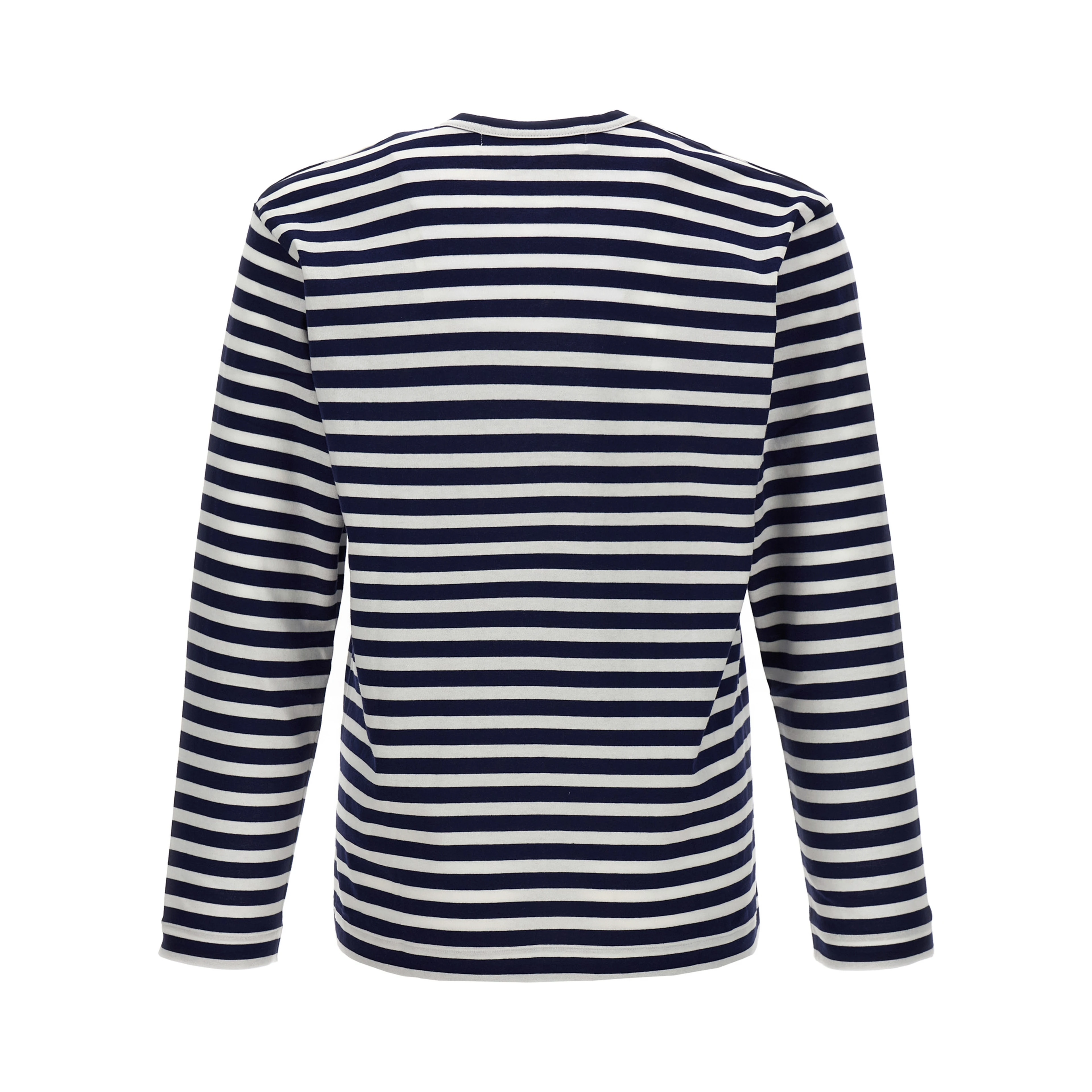 Blue Cotton Long Sleeve T-Shirt