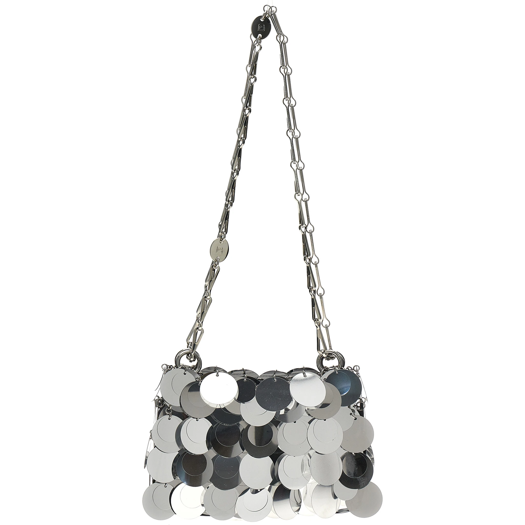 Silver Brass Shoulder Bag