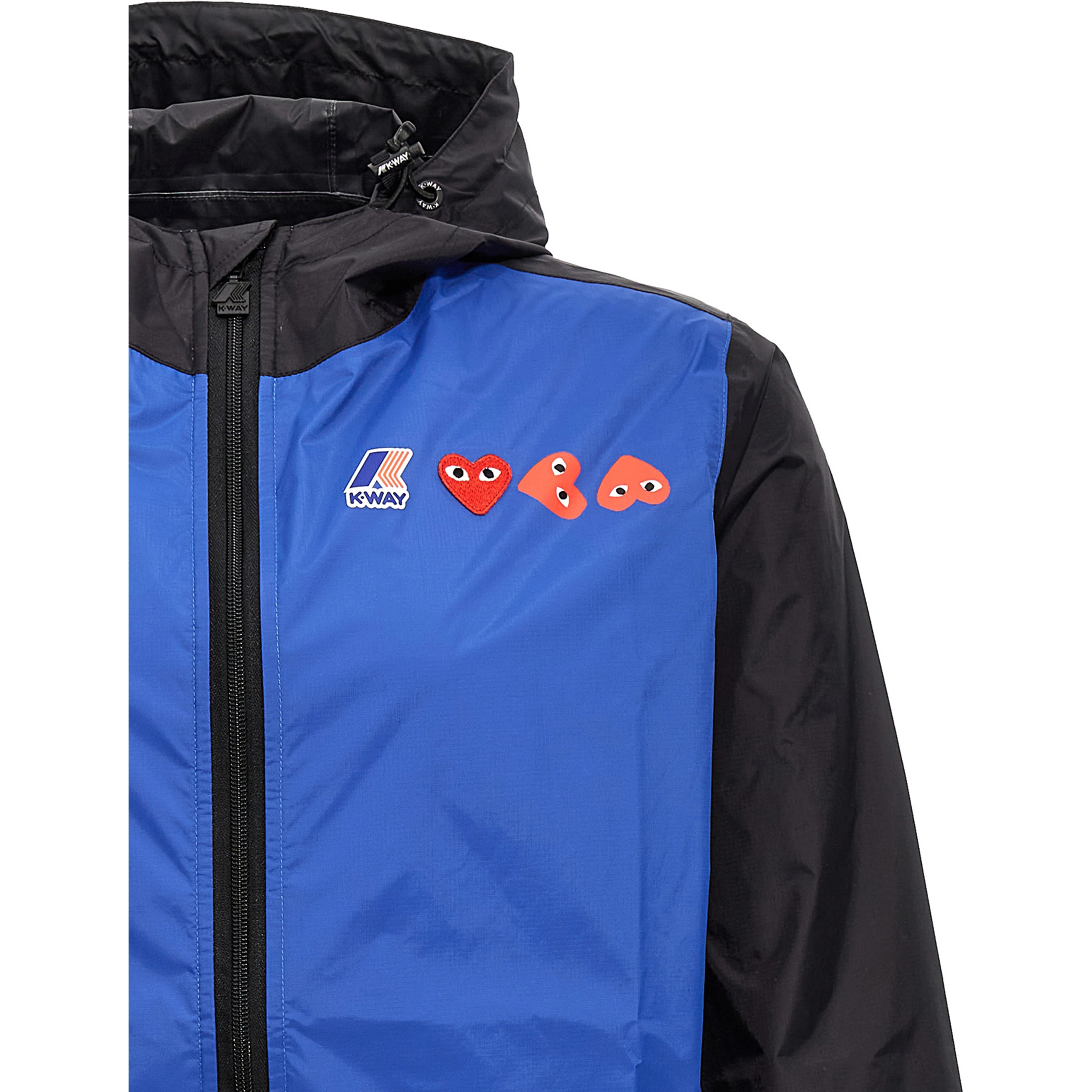 Blue Nylon Shell Jacket
