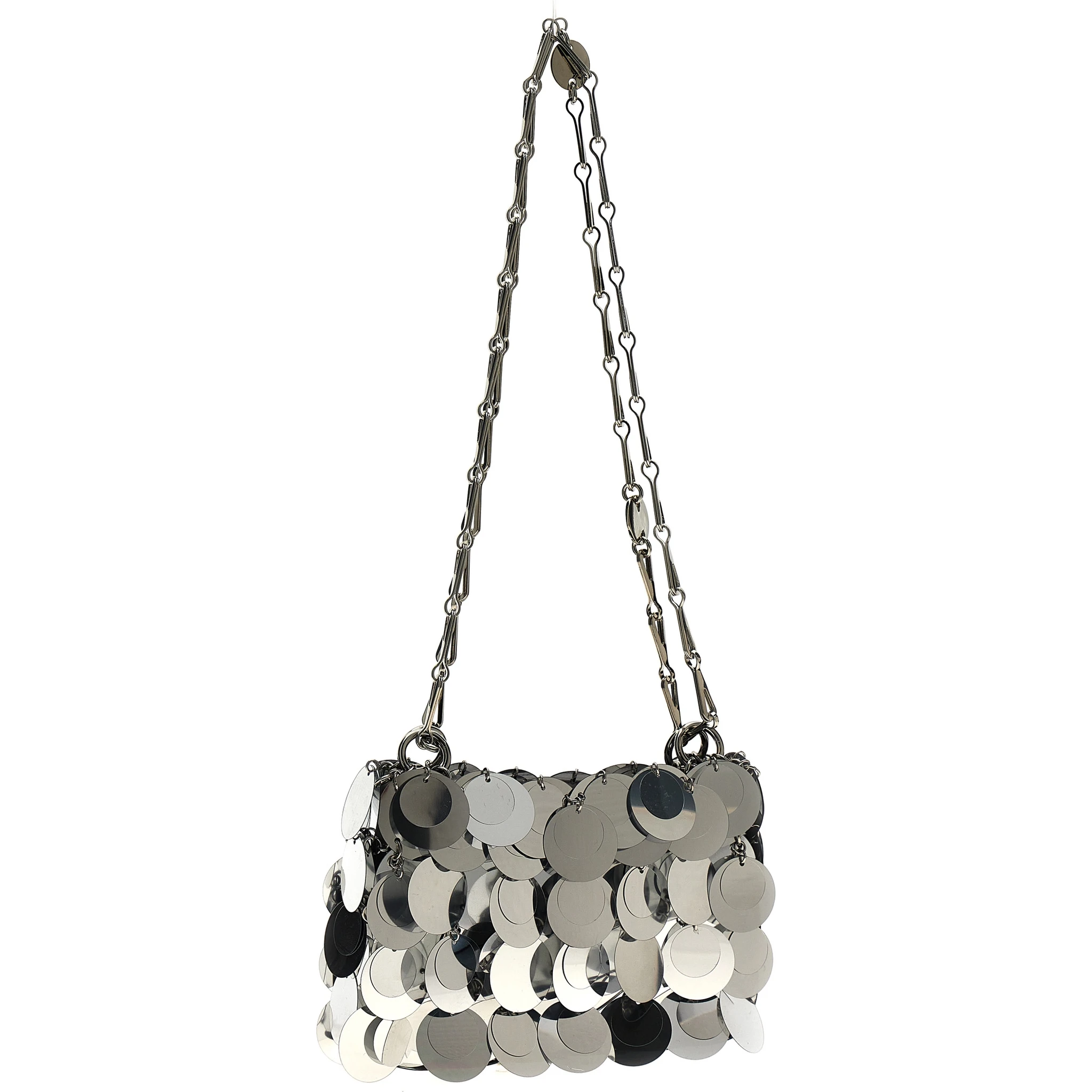 Silver Brass Shoulder Bag