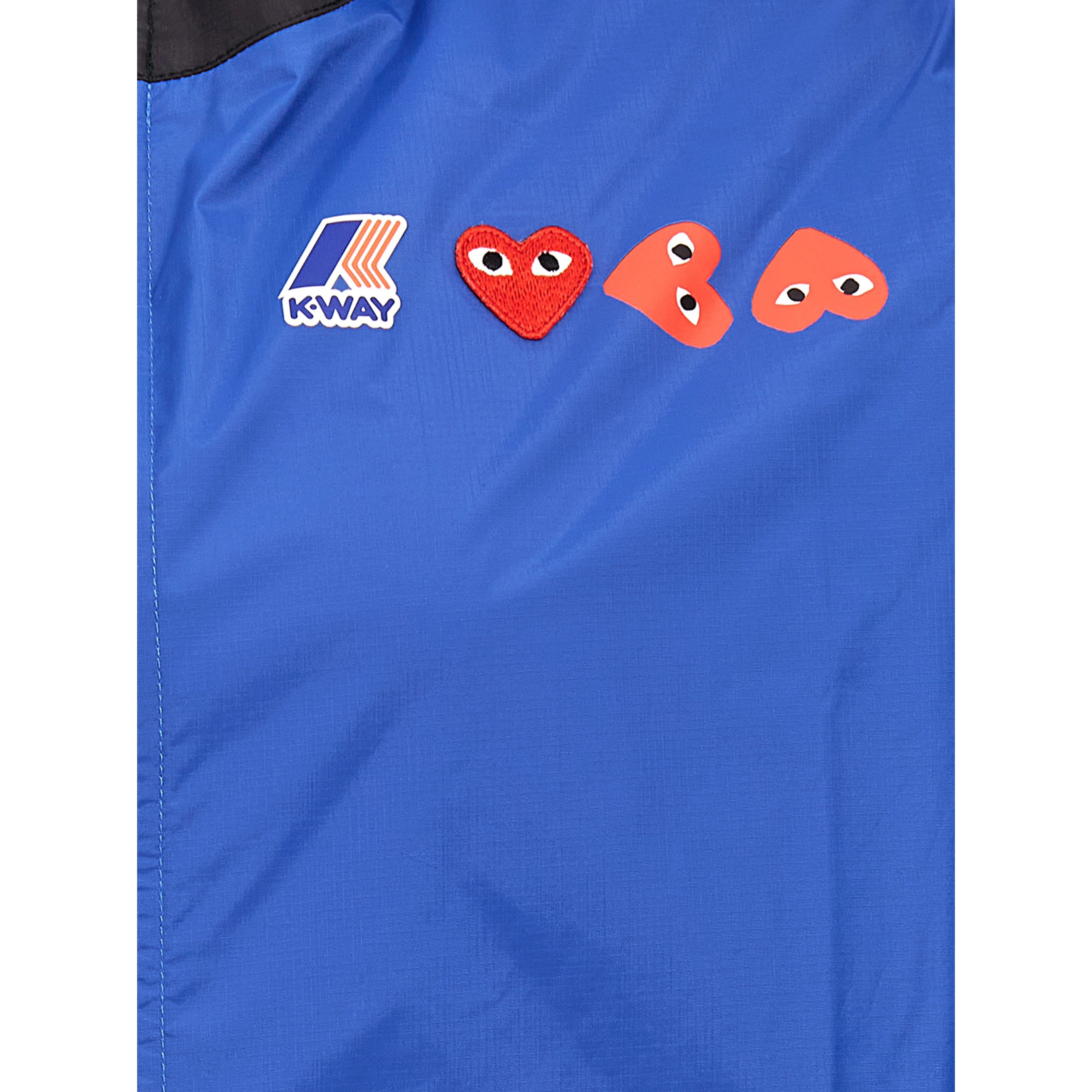 Blue Nylon Shell Jacket