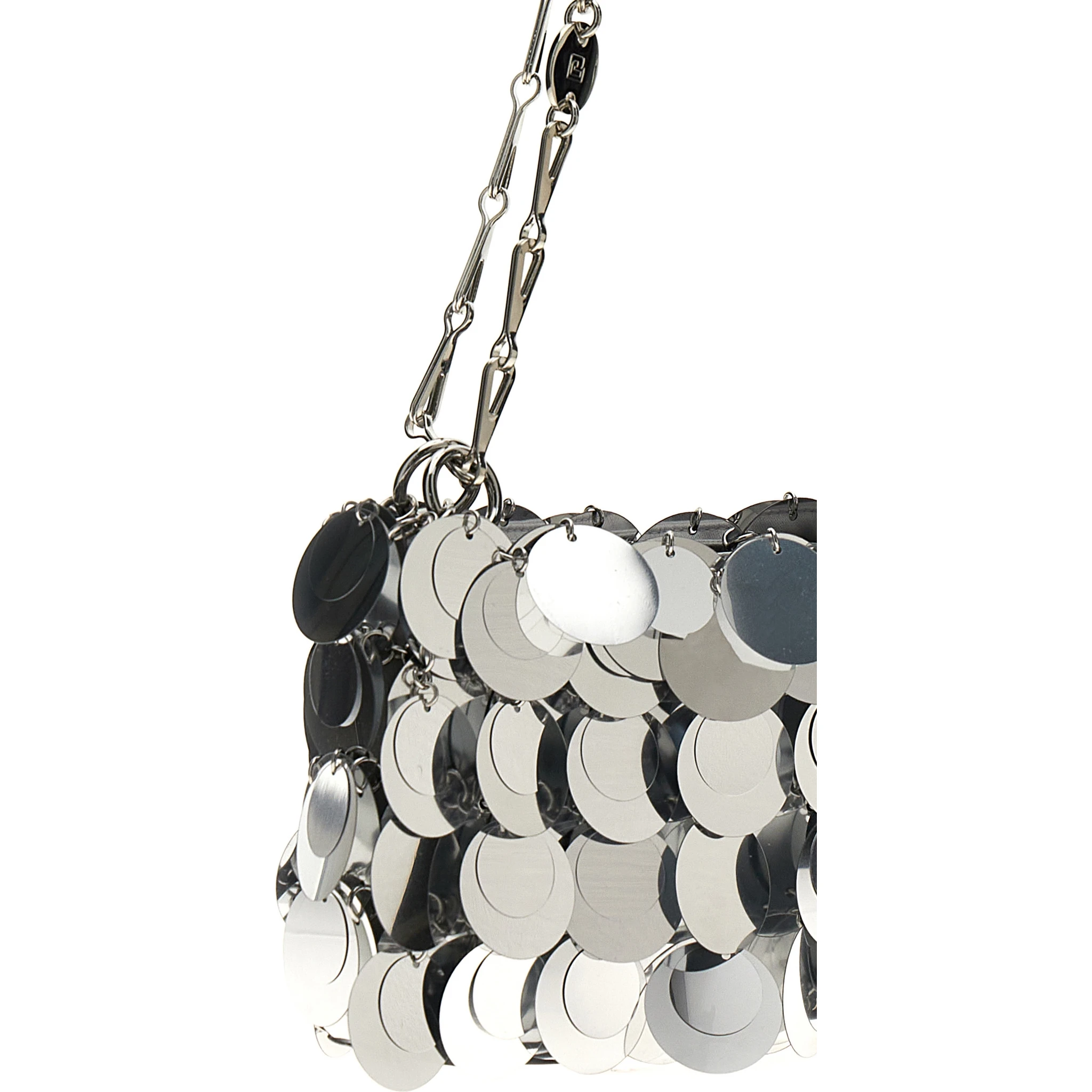 Silver Brass Shoulder Bag