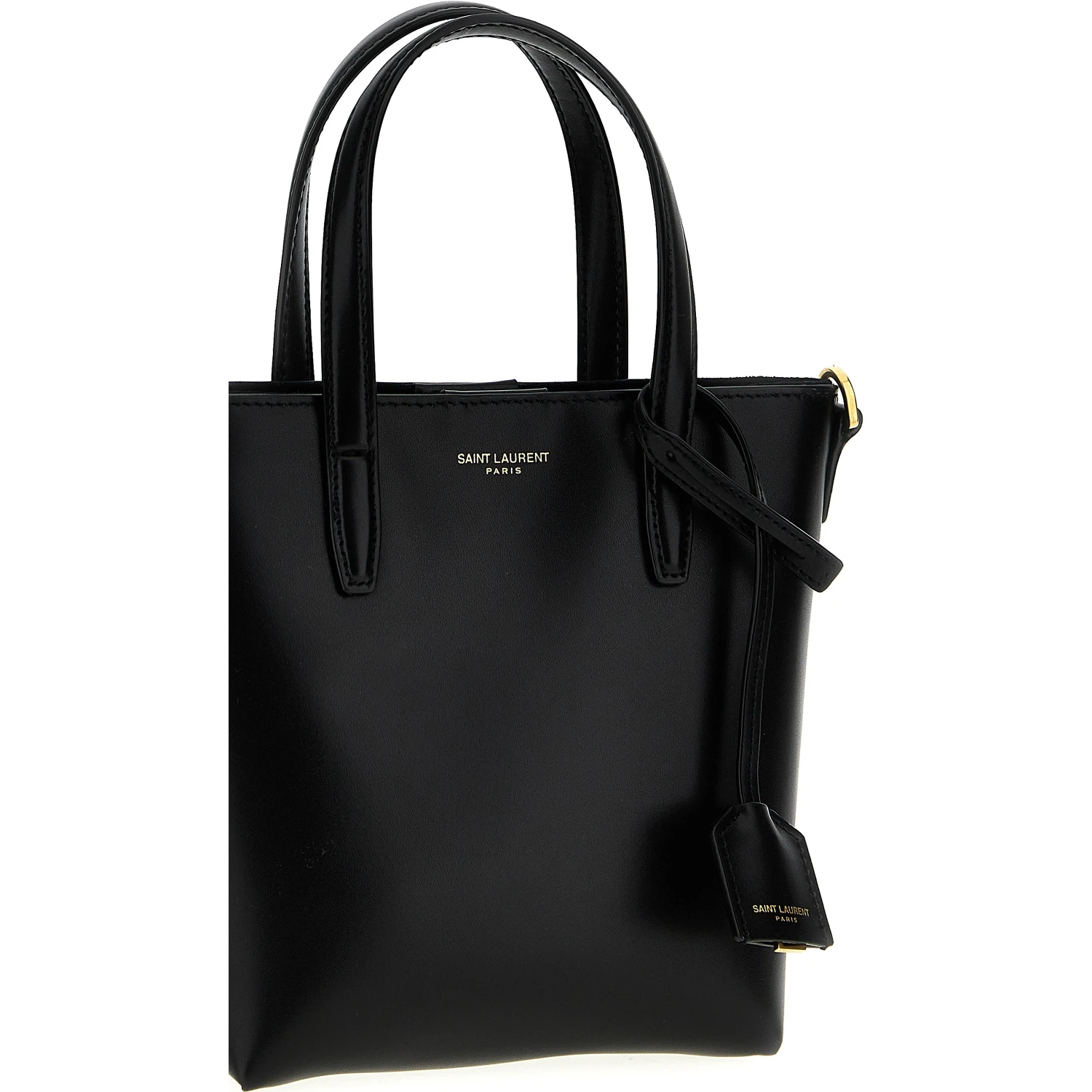 Black Calfskin Tote Bag