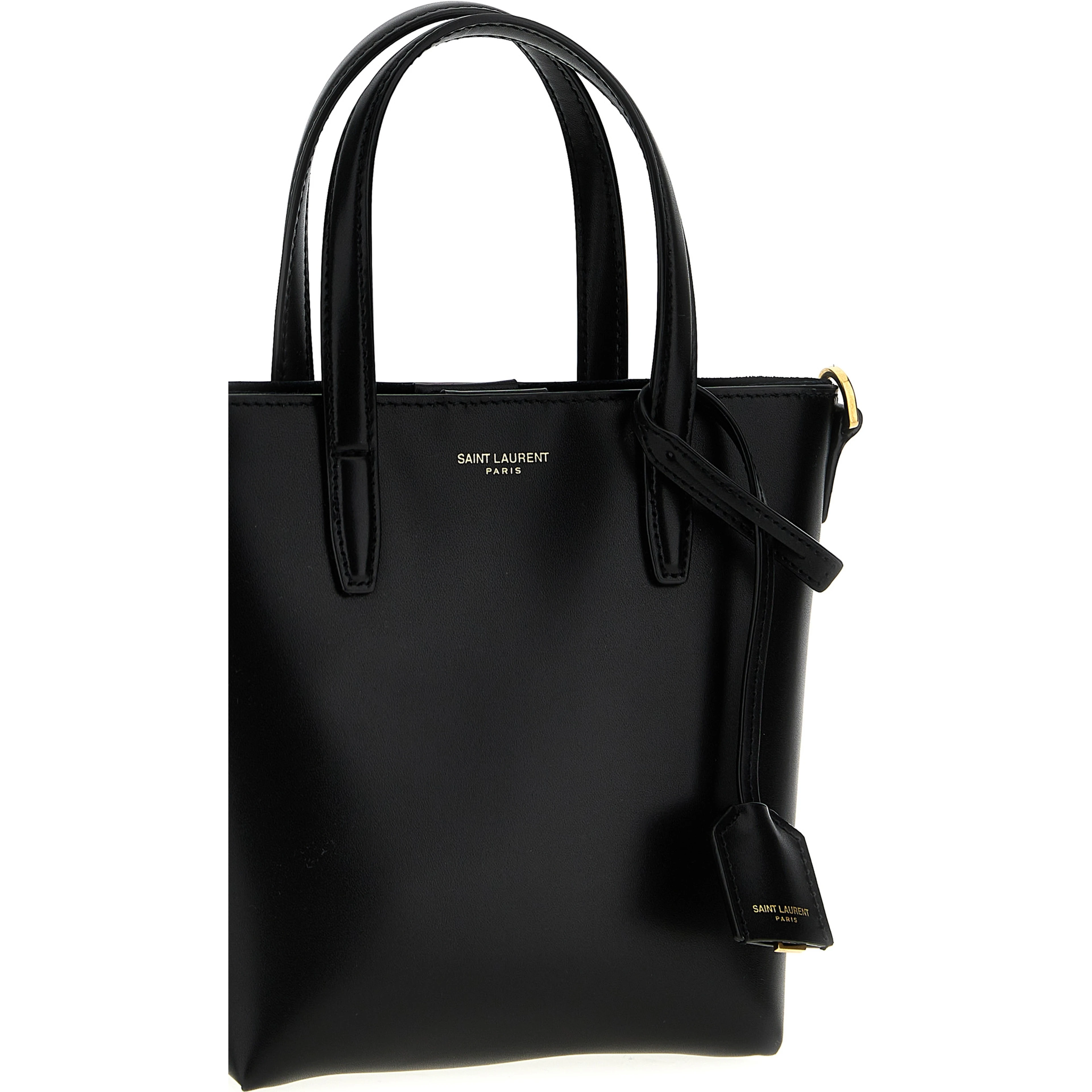 Black Calfskin Tote Bag
