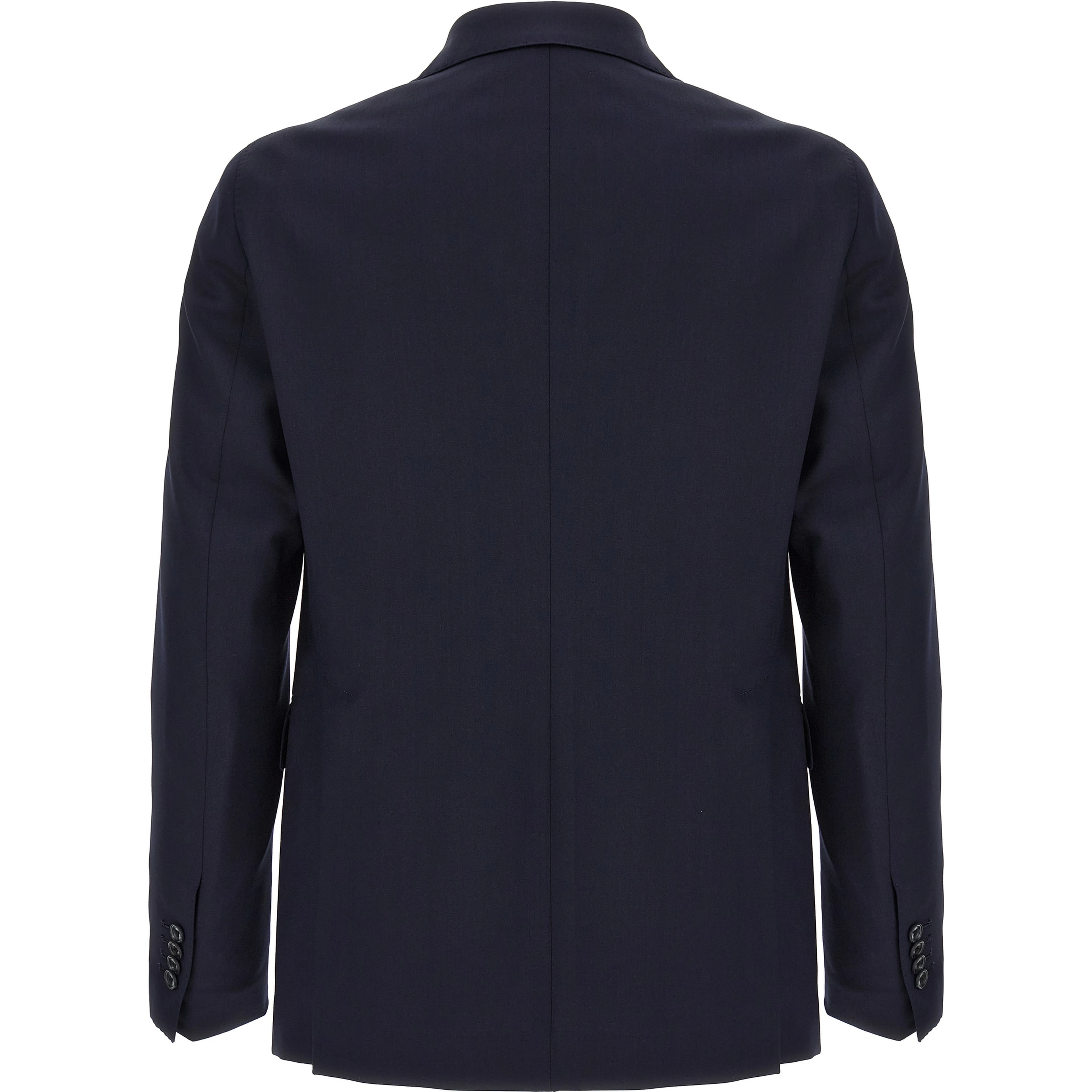 Blue Virgin Wool Two-Piece Suit