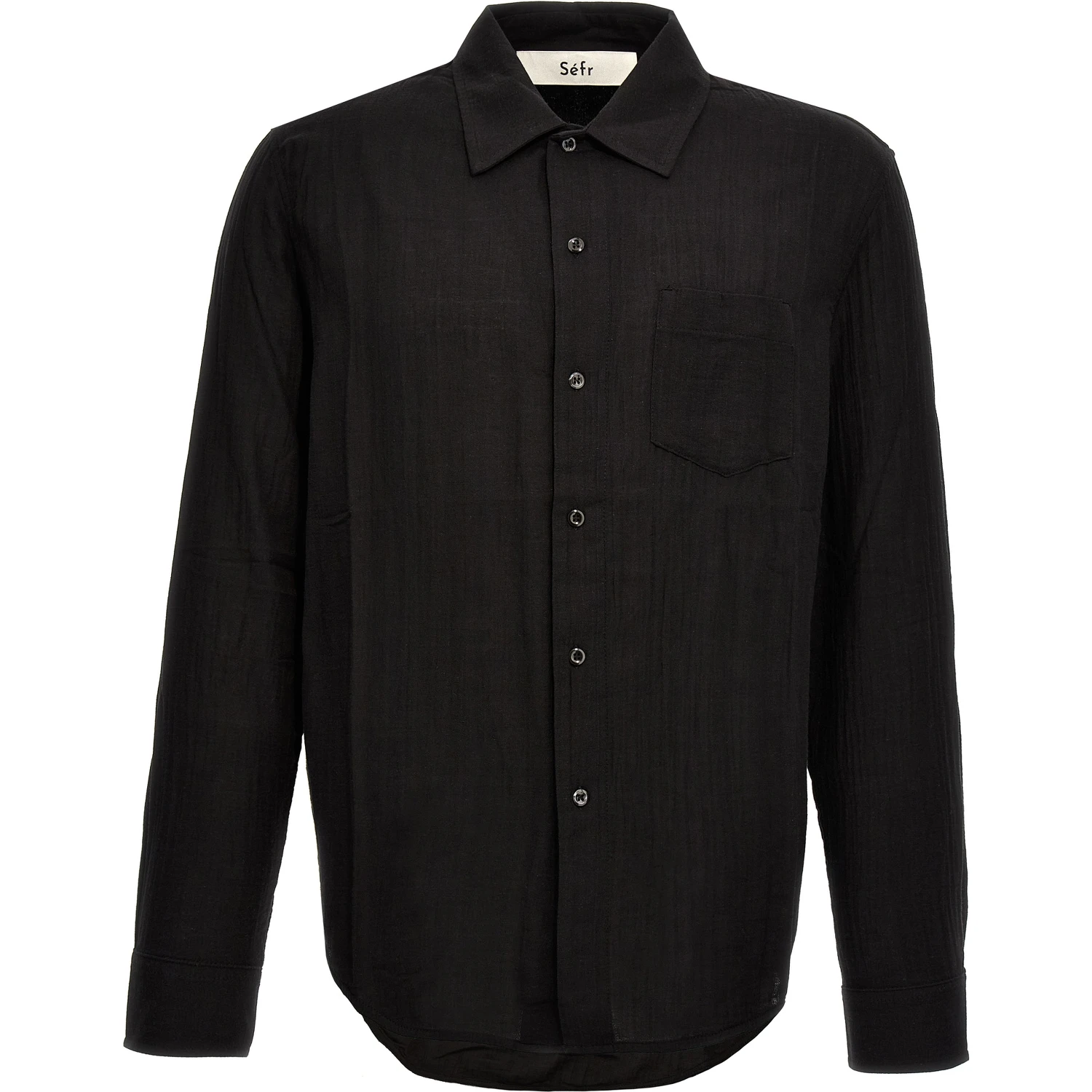 Black Cotton Blouse