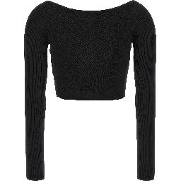 Black Viscose Cardigan