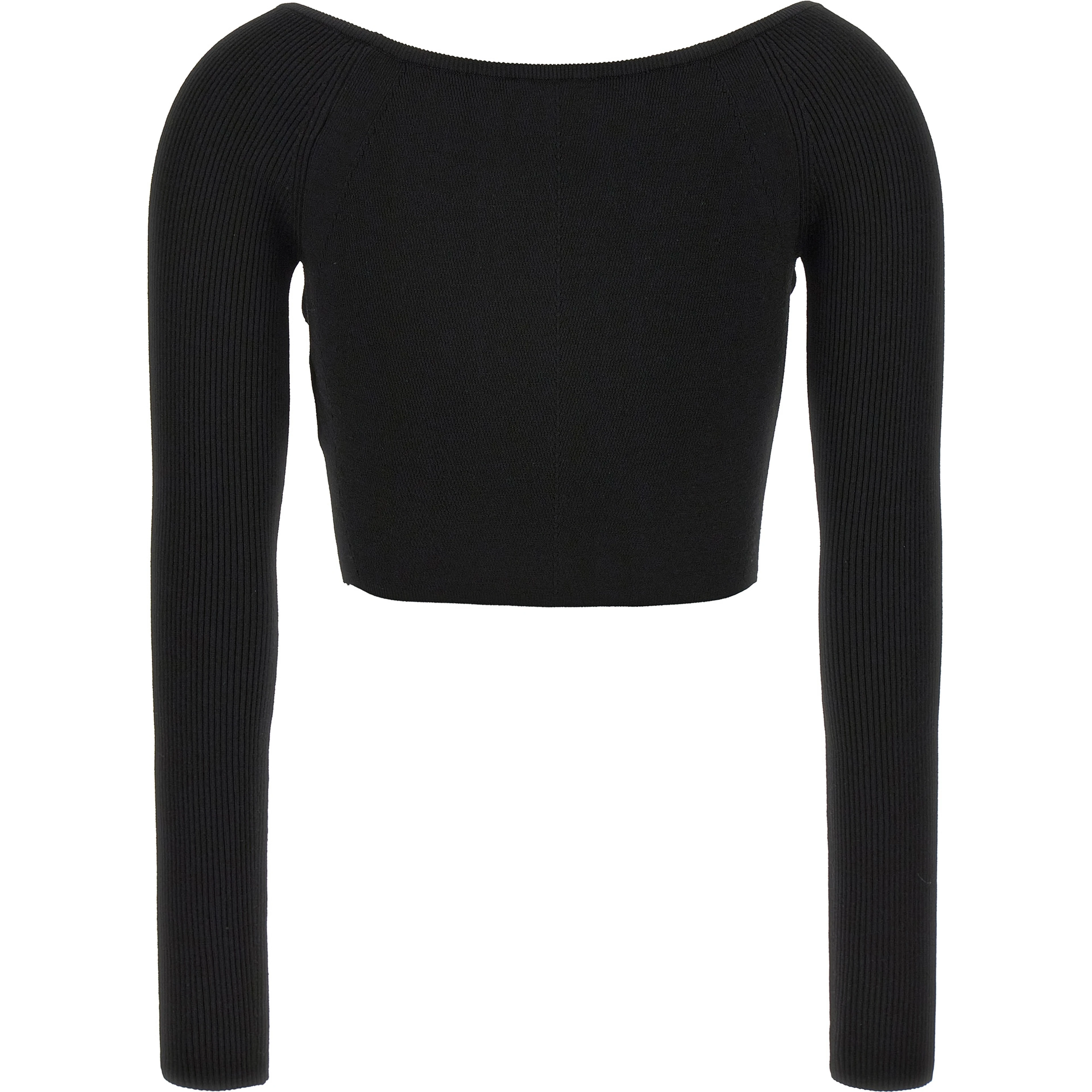 Black Viscose Cardigan