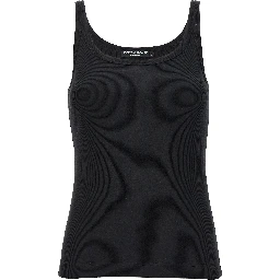 Black Cotton Tank Tops