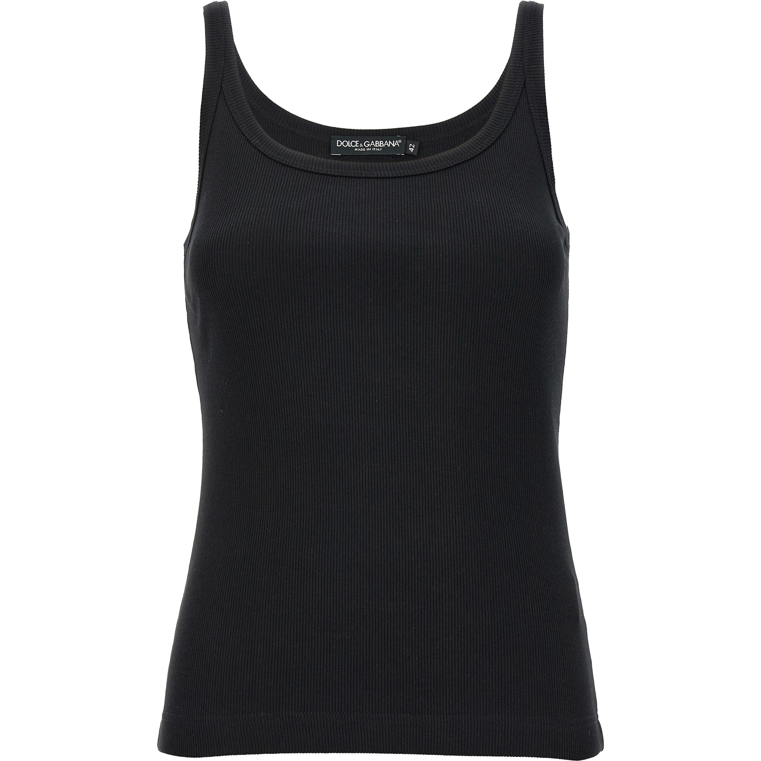 Black Cotton Tank Tops