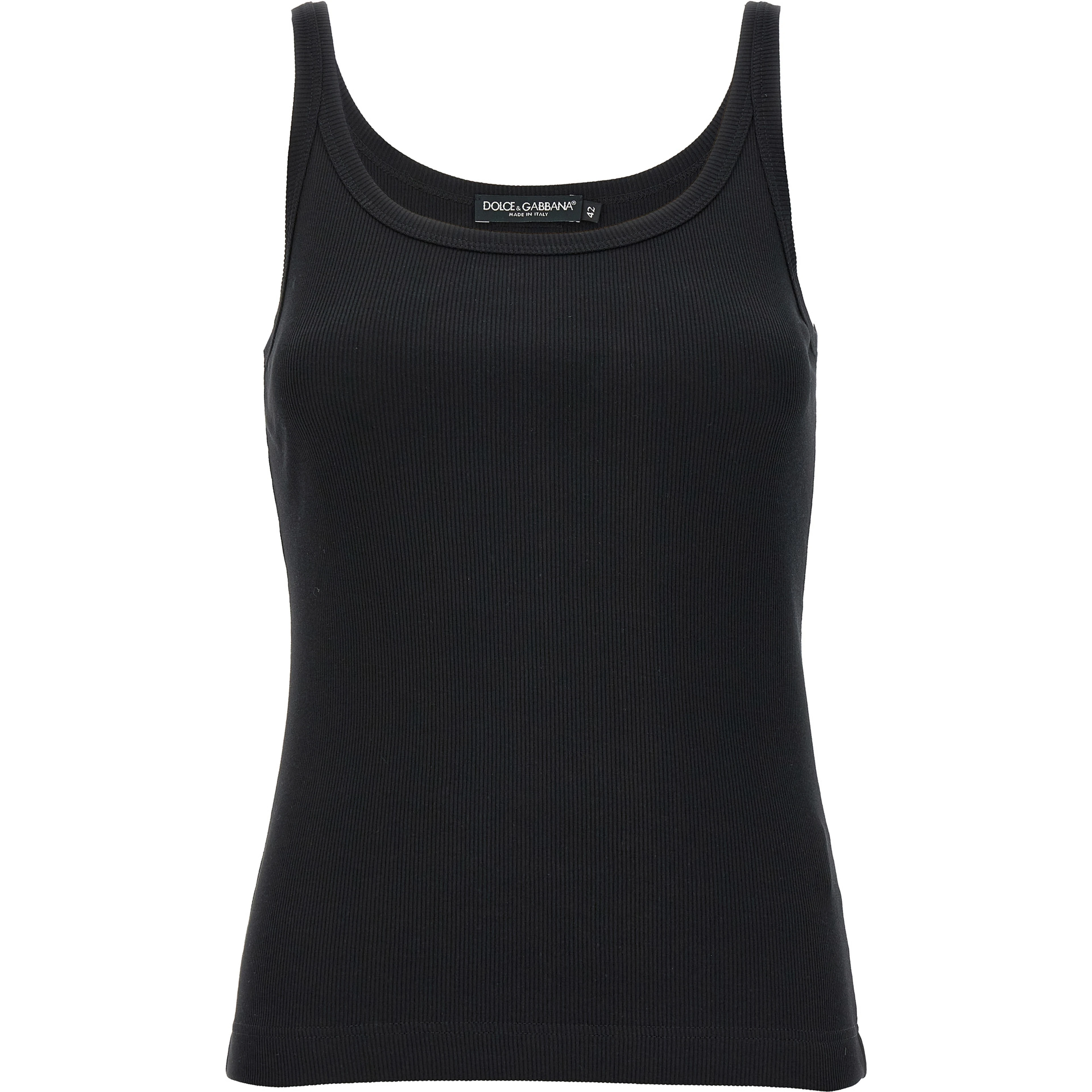 Black Cotton Tank Tops