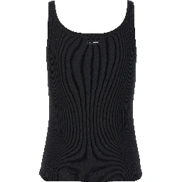 Black Cotton Tank Tops