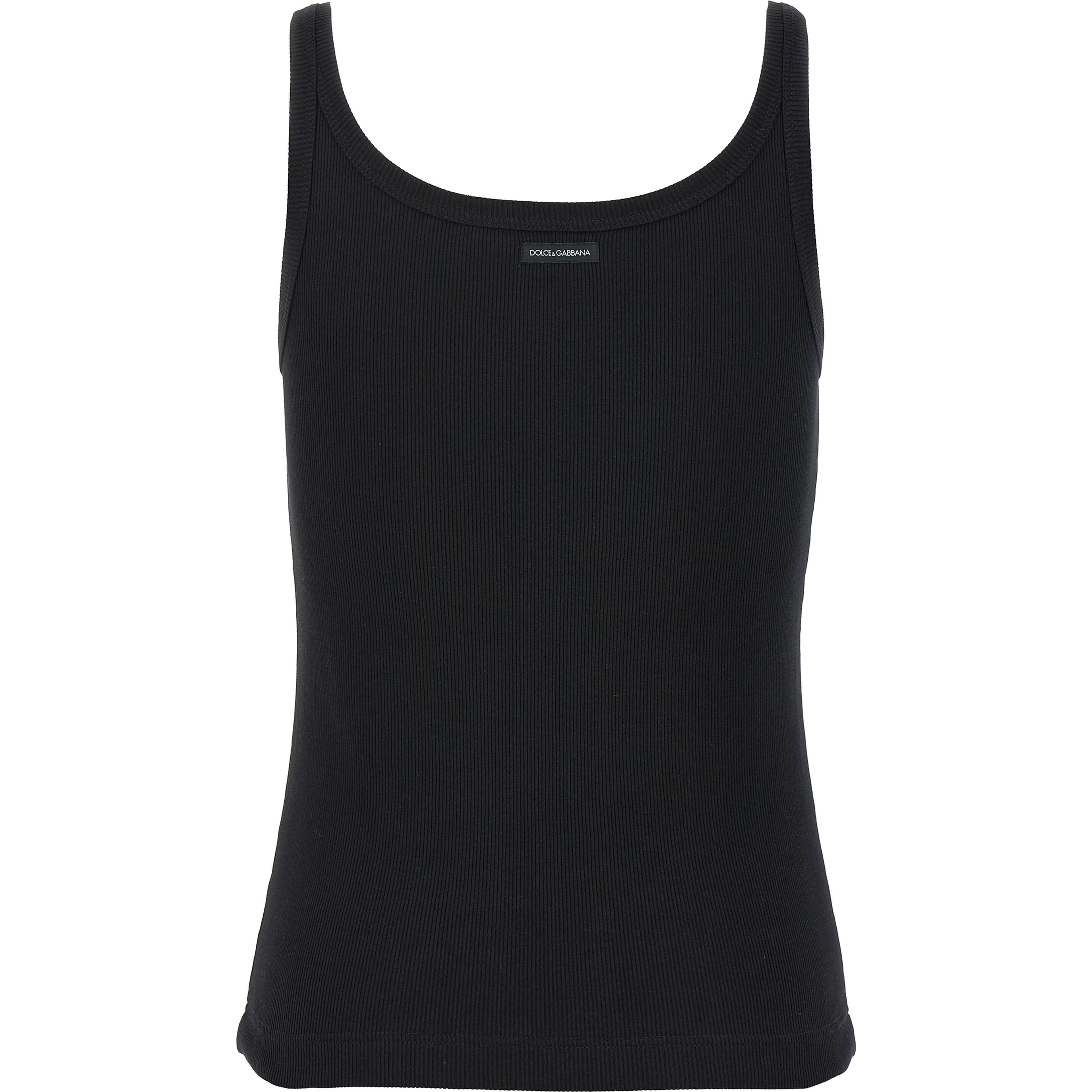 Black Cotton Tank Tops