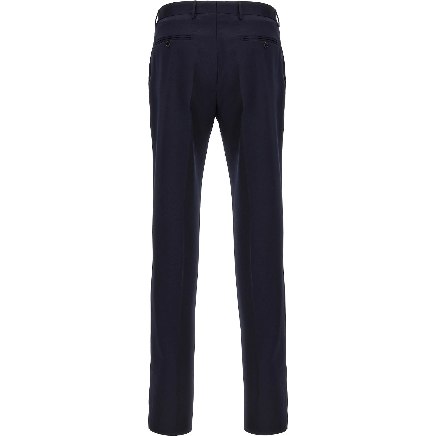 Blue Virgin Wool Two-Piece Suit