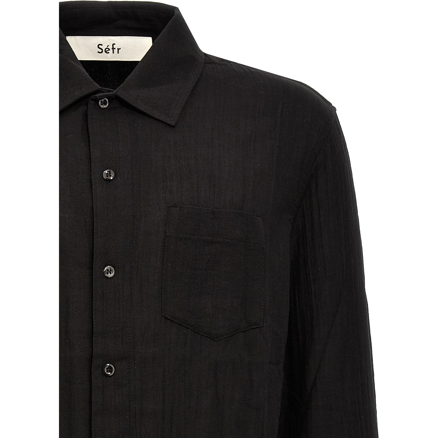 Black Cotton Blouse