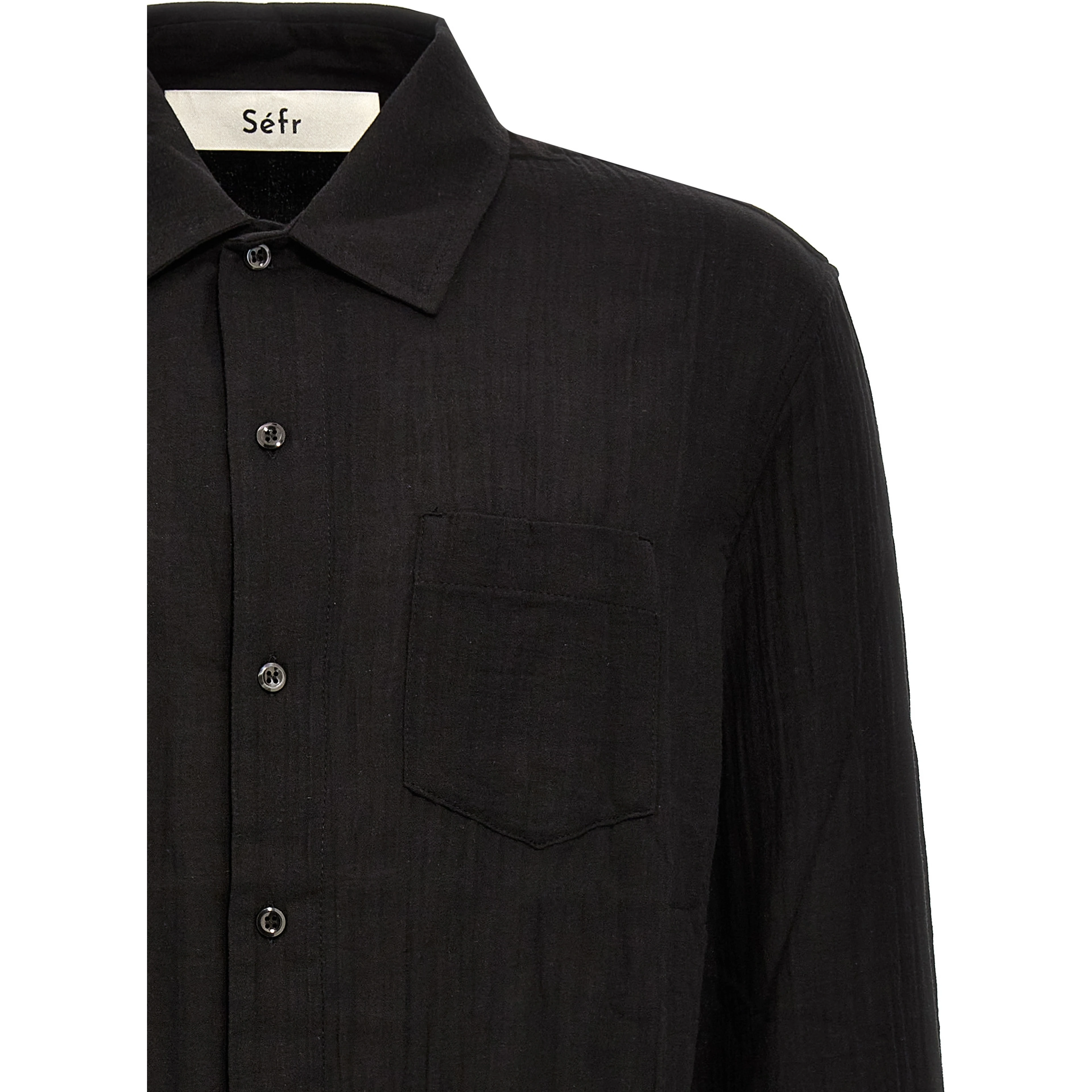 Black Cotton Blouse