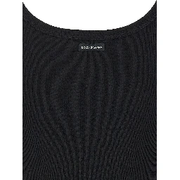 Black Cotton Tank Tops