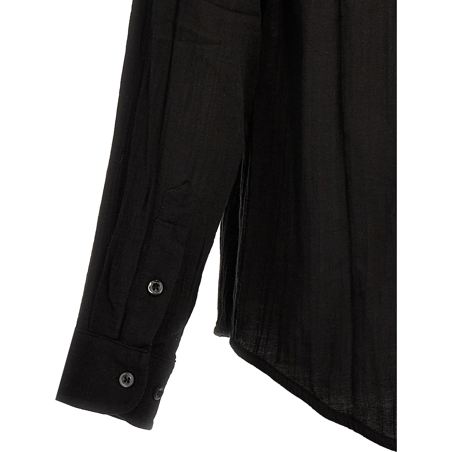 Black Cotton Blouse