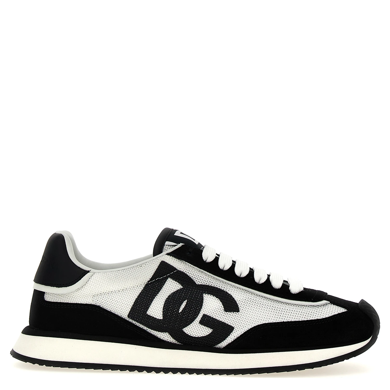 Bicolor Calfskin Athletic Sneakers