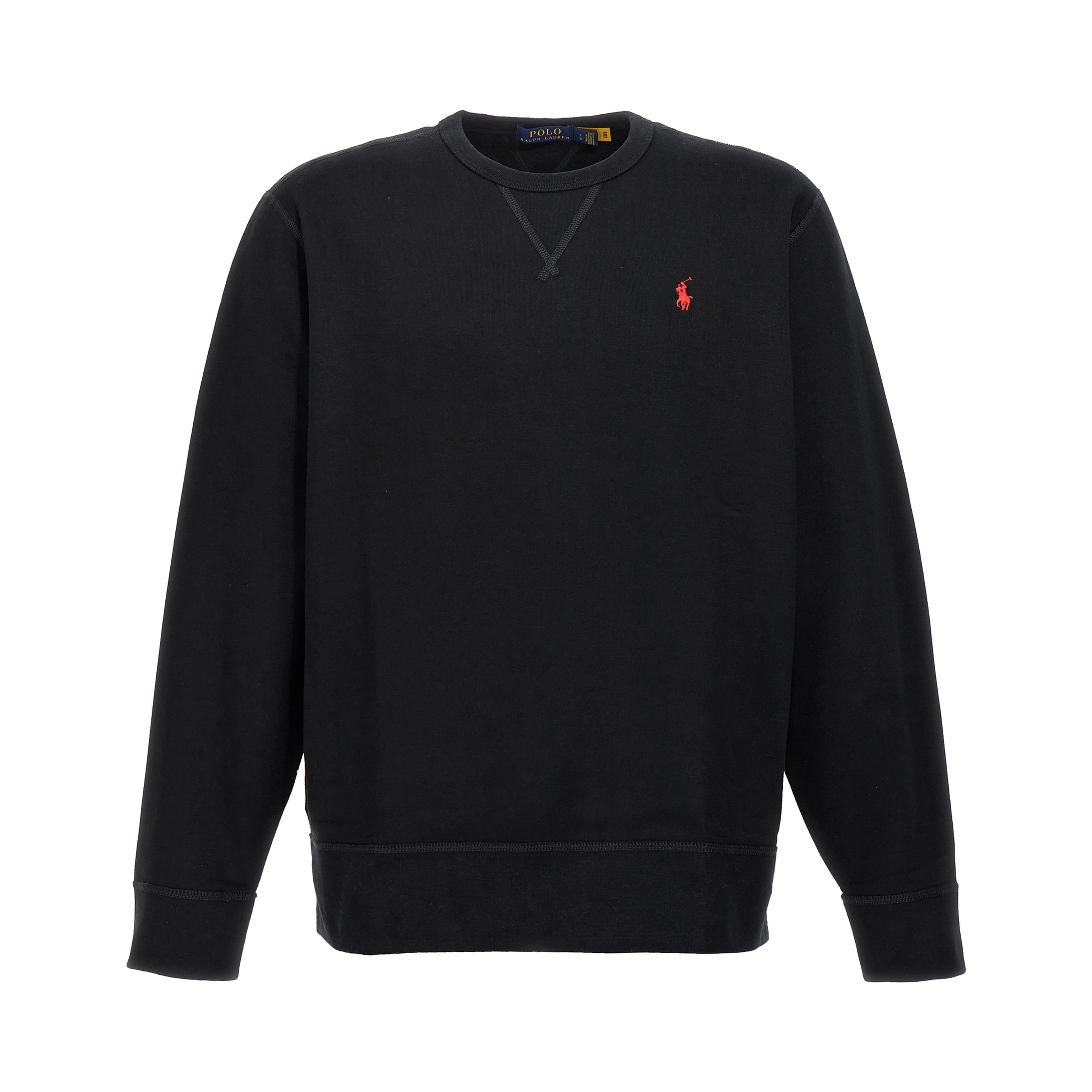 Black Cotton Sweatshirt